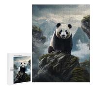 500 PCS Jigsaws for Adults Puzzle Panda Mountains Adult Jigsaw Relax Games Difficult Challenge Challenging To Complete 500 PCS