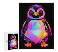 500 PCS Jigsaws for Adults Puzzle Penguin Triangle Abstract Puzzles for Adults Hands-on Game Hand Speed Race Great Gift for Gaming 500 PCS