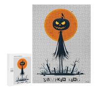 500 PCS Jigsaws for Adults Puzzle Pumpkin King - Spooky Halloween Art Puzzles for Adults Toy Wall Decor Enhance Memory Gifts for Friends And Family 500 PCS