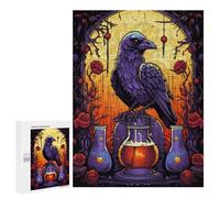 500 PCS Jigsaws for Adults Puzzle Raven Love Potion Jigsaws for Adults Fun Games Stress Reliever Challenging To Complete 500 PCS