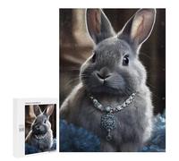 500 PCS Jigsaws for Adults Puzzle Royal Bunny Portrait Adult Jigsaw Relax Games Difficult Challenge Challenging To Complete 500 PCS