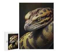 500 PCS Jigsaws for Adults Puzzle Snake AI Generative Puzzles for Adults Hands-on Game Hand Speed Race Great Gift for Gaming 500 PCS