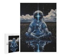 500 PCS Jigsaws for Adults Puzzle Space Astronaut Meditation Scene Jigsaw Puzzles for Adults For Family Fun for Birthday, Chrismas Unique Challenge Game 500 PCS