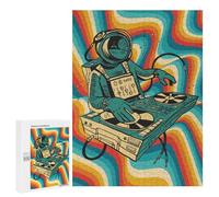 500 PCS Jigsaws for Adults Puzzle Space DJ Cosmic Puzzle for Adults Family Game Difficult Challenge Gifts for Friends And Family 500 PCS