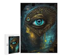 500 PCS Jigsaws for Adults Puzzle Steampunk Eye Artwork Jigsaw Puzzle Hands-on Game But Fun And Humorous Birthday Present, Gifts, 500 PCS