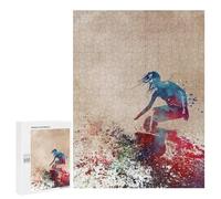 500 PCS Jigsaws for Adults Puzzle Surfer Sport Art Jigsaw for Adults Fun Games Presents for Women Challenging To Complete 500 PCS