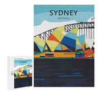 500 PCS Jigsaws for Adults Puzzle Travel City Sydney Puzzles for Adults Toy Wall Decor Enhance Memory Gifts for Friends And Family 500 PCS