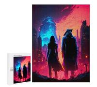 500 PCS Jigsaws for Adults Puzzle Underground Couple Ruler Puzzles for Adults Hands-on Game Hand Speed Race Great Gift for Gaming 500 PCS