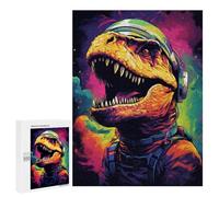 500 PCS Jigsaws for Adults Space Dinosaur Adventure -20 Jigsaw for Teenagers Improve Memory Every Piece Is Unique - Toys Educational Games 500 PCS