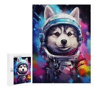 500 PCS Jigsaws for Adults Space Dog Adventure-261 Jigsaw for Teenagers Improve Memory Every Piece Is Unique - Toys Educational Games 500 PCS