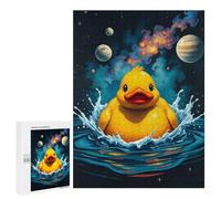 500 PCS Jigsaws for Adults Space Rubber Duck Puzzles for Adults Toy Wall Decor Improve Memory Gifts for Friends And Family 500 PCS