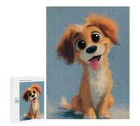 500 PCS Jigsaws for Teenagers Adorable Cute Puppy Dog -1 Jigsaw for Teenagers Enhance Memory Challenging To Complete Learning Educational Toys 500 PCS