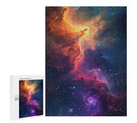 500 PCS Jigsaws for Teenagers Cosmic Nebula Galaxy-4 Puzzle For Teenagers Analysis And Logic Difficult And Challenge for Is Ideal As A Gift 500 PCS