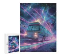 500 PCS Jigsaws for Teenagers Interstellar Bus Adventure Jigsaw for Teenagers Enhance Memory Challenging To Complete Learning Educational Toys 500 PCS