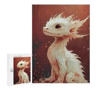 500 PCS Jigsaws for Teenagers Puzzle Magical White Dragon Artwork Puzzles for Teenagers Difficult Challenge Every Piece Is Unique - Learning Educational Toys 500 PCS
