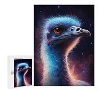 500 PCS Jigsaws for Teenagerss Cosmic Emu Portrait-16 Jigsaw for Teenagerss Stress Reliever Every Piece Is Unique - Deal As Gifts for The Whole Family 500 PCS