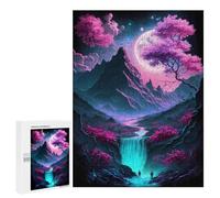 500 PCS Jigsaws for Teenagerss Enchanted Moonlit Valley -2 Puzzle for Adults Anti-Stress Toys Difficult Hard Birthday Present, Gifts, 500 PCS
