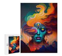 500 PCS Jigsaws for Teenagerss Fire Lady Puzzle for Adults Anti-Stress Toys Difficult Hard Birthday Present, Gifts, 500 PCS