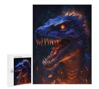 500 PCS Jigsaws for Teenagerss Godzilla Vs. Kong Epic Battle Jigsaw for Teenagerss Stress Reliever Every Piece Is Unique - Deal As Gifts for The Whole Family 500 PCS