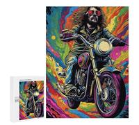 500 PCS Jigsaws for Teenagerss Motorcycle Dreams in Color Jigsaw Puzzle Relaxing Games Difficult Challenge Challenging To Complete 500 PCS