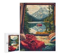 500 PCS Jigsaws for Teenagerss Mountain View from Camper Anime Puzzle for Adults Toy Wall Decor A Work of Art Birthday Present, Gifts, 500 PCS