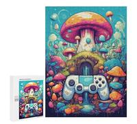 500 PCS Jigsaws for Teenagerss Mushroom Kingdom Controller-1 Puzzle for Adults Anti-Stress Toys Difficult Hard Birthday Present, Gifts, 500 PCS