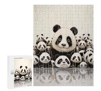 500 PCS Jigsaws for Teenagerss Panda Funny Animal Art Puzzle for Adults Toy Wall Decor A Work of Art Birthday Present, Gifts, 500 PCS