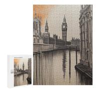 500 PCS Jigsaws for Teenagerss Puzzle City of London Jigsaws for Adults Hands-on Game Pattern Assembly Unique Gifts for Birthday And Christmas 500 PCS