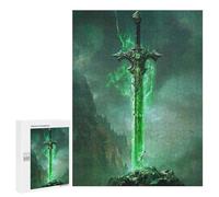 500 PCS Jigsaws for Teenagerss Puzzle Cursed Sword Jigsaws for Adults Hands-on Game Pattern Assembly Unique Gifts for Birthday And Christmas 500 PCS