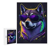 500 PCS Jigsaws for Teenagerss Puzzle Cute Whimsical Shina Inu Puzzle for Adults Family Games A Work of Art Parent-child Interaction 500 PCS