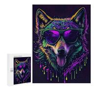 500 PCS Jigsaws for Teenagerss Puzzle Cute Whimsical Wolf Jigsaws for Adults Relax Games Improve Memory Unique Gifts for Birthday And Christmas 500 PCS