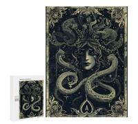 500 PCS Jigsaws for Teenagerss Puzzle Dark Medusa Jigsaws for Adults Hands-on Game Pattern Assembly Unique Gifts for Birthday And Christmas 500 PCS