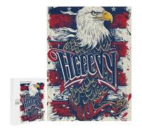 500 PCS Jigsaws for Teenagerss Puzzle Eagle American Flag Jigsaws for Adults Hands-on Game Pattern Assembly Unique Gifts for Birthday And Christmas 500 PCS