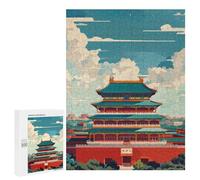 500 PCS Jigsaws for Teenagerss Puzzle Forbidden Temple Teenagers Puzzles Toy Wall Decor Perfect Decoration Unique Gifts for Birthday And Christmas 500 PCS