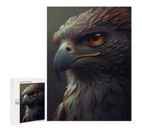 500 PCS Jigsaws for Teenagerss Puzzle Hawk Closeup Portrait Jigsaws for Adults Hands-on Game Pattern Assembly Unique Gifts for Birthday And Christmas 500 PCS
