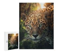 500 PCS Jigsaws for Teenagerss Puzzle Jaguar in The Wild Adult Jigsaw Puzzle Relaxing Games Pattern Assembly Parent-child Interaction 500 PCS