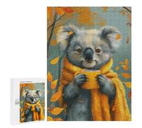 500 PCS Jigsaws for Teenagerss Puzzle Koala with Tea Cup Puzzle for Adults Family Games A Work of Art Parent-child Interaction 500 PCS