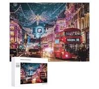 500 PCS Jigsaws for Teenagerss Puzzle London Nights A Festive Illumination Puzzle Puzzle for Adults Hands-on Game Difficult Hard Parent-child Interaction 500 PCS