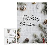 500 PCS Jigsaws for Teenagerss Puzzle Merry Christmas Decor Jigsaws for Adults Hands-on Game Pattern Assembly Unique Gifts for Birthday And Christmas 500 PCS