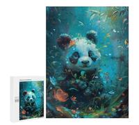 500 PCS Jigsaws for Teenagerss Puzzle Panda Cub Jigsaws for Adults Hands-on Game Pattern Assembly Unique Gifts for Birthday And Christmas 500 PCS