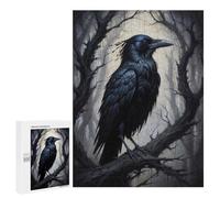 500 PCS Jigsaws for Teenagerss Puzzle Raven Perch Jigsaws for Adults Hands-on Game Pattern Assembly Unique Gifts for Birthday And Christmas 500 PCS
