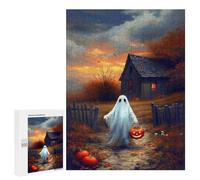 500 PCS Jigsaws for Teenagerss Puzzle Spooky Stroll Jigsaws for Adults Hands-on Game Pattern Assembly Unique Gifts for Birthday And Christmas 500 PCS