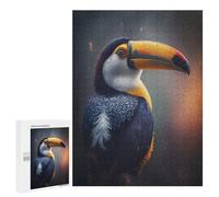 500 PCS Jigsaws for Teenagerss Puzzle Toucan Bird Animals Jigsaws for Adults Hands-on Game Pattern Assembly Unique Gifts for Birthday And Christmas 500 PCS