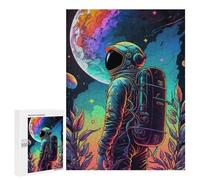 500 PCS Jigsaws for Teenagerss Puzzle Vibrant Astronaut Journey -1 Puzzle for Adults Hands-on Game Difficult Hard Parent-child Interaction 500 PCS