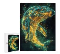 500 PCS Jigsaws for Teenagerss Puzzle Whale in Space Jigsaws for Adults Hands-on Game Pattern Assembly Unique Gifts for Birthday And Christmas 500 PCS