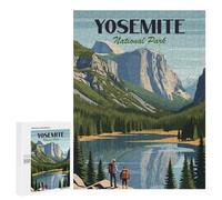 500 PCS Jigsaws for Teenagerss Puzzle Yosemite National Park Teenagers Puzzles Toy Wall Decor Perfect Decoration Unique Gifts for Birthday And Christmas 500 PCS