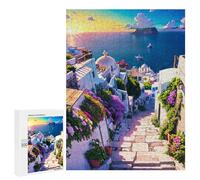 500 PCS Jigsaws for Teenagerss Sunset Steps to Paradise Jigsaw Puzzle Relaxing Games Difficult Challenge Challenging To Complete 500 PCS