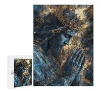 500 PCS Jigsaws Prayer in Abstract Art Jigsaws for Adults Puzzle Hand Speed Race Help The Brain Exercise Beautiful Design Game 500 PCS