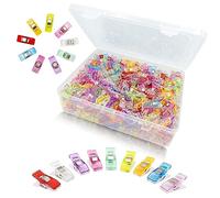 500 Pcs Multipurpose Quilting Clips Premium Sewing Clips for Fabric and Quilting, Plastic Clips for Crafts, Quilt Clips Sewing Notions Sewing Products for Sewing Supplies Crafting Tools