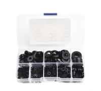 500 pcs nylon flat Oring seal hose gasket repair set with varied sizes M2 through M10 for enhanced sealing in commercial and residential applications